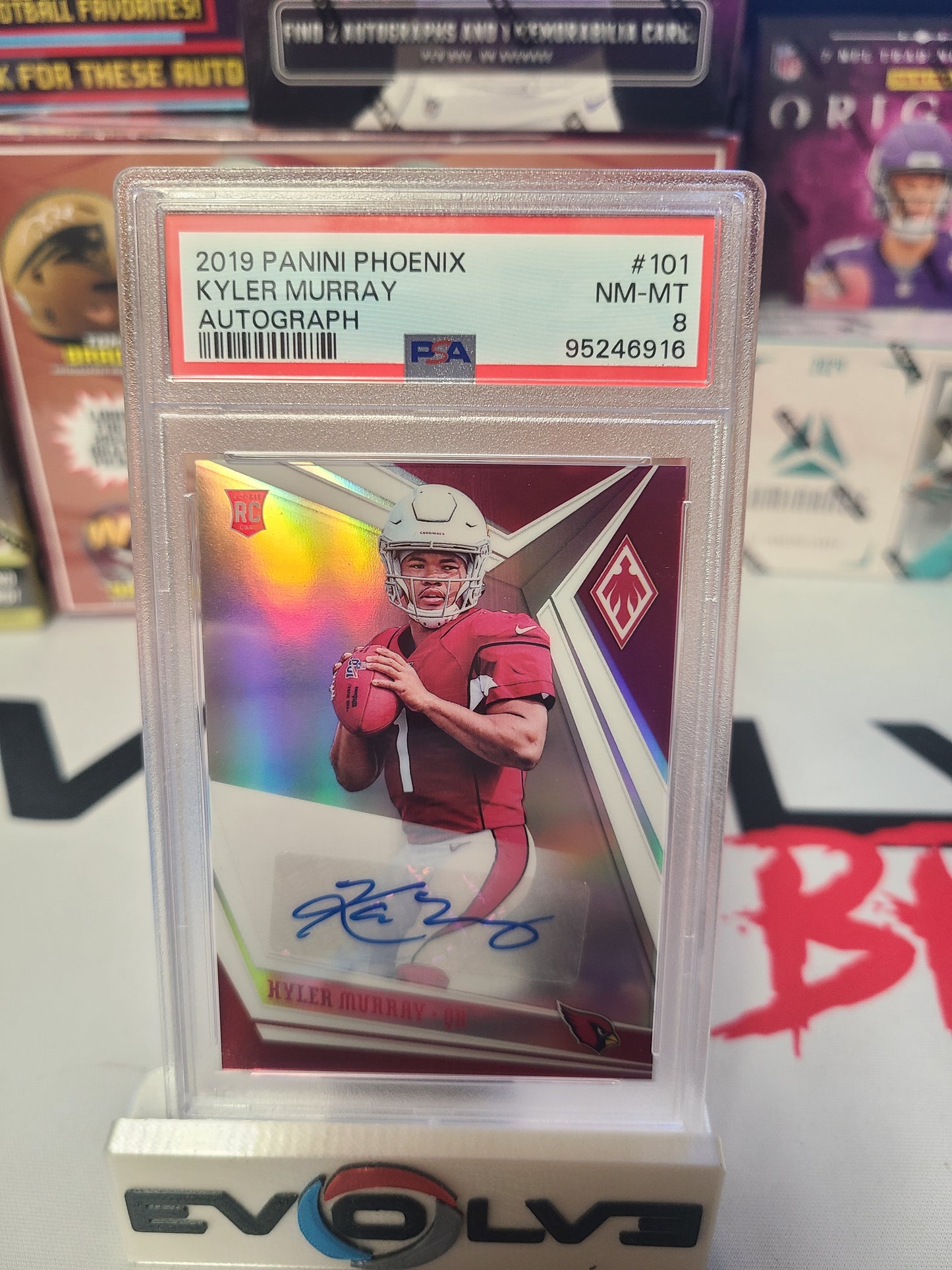 2019 phoenix kyler Murray auto psa 8