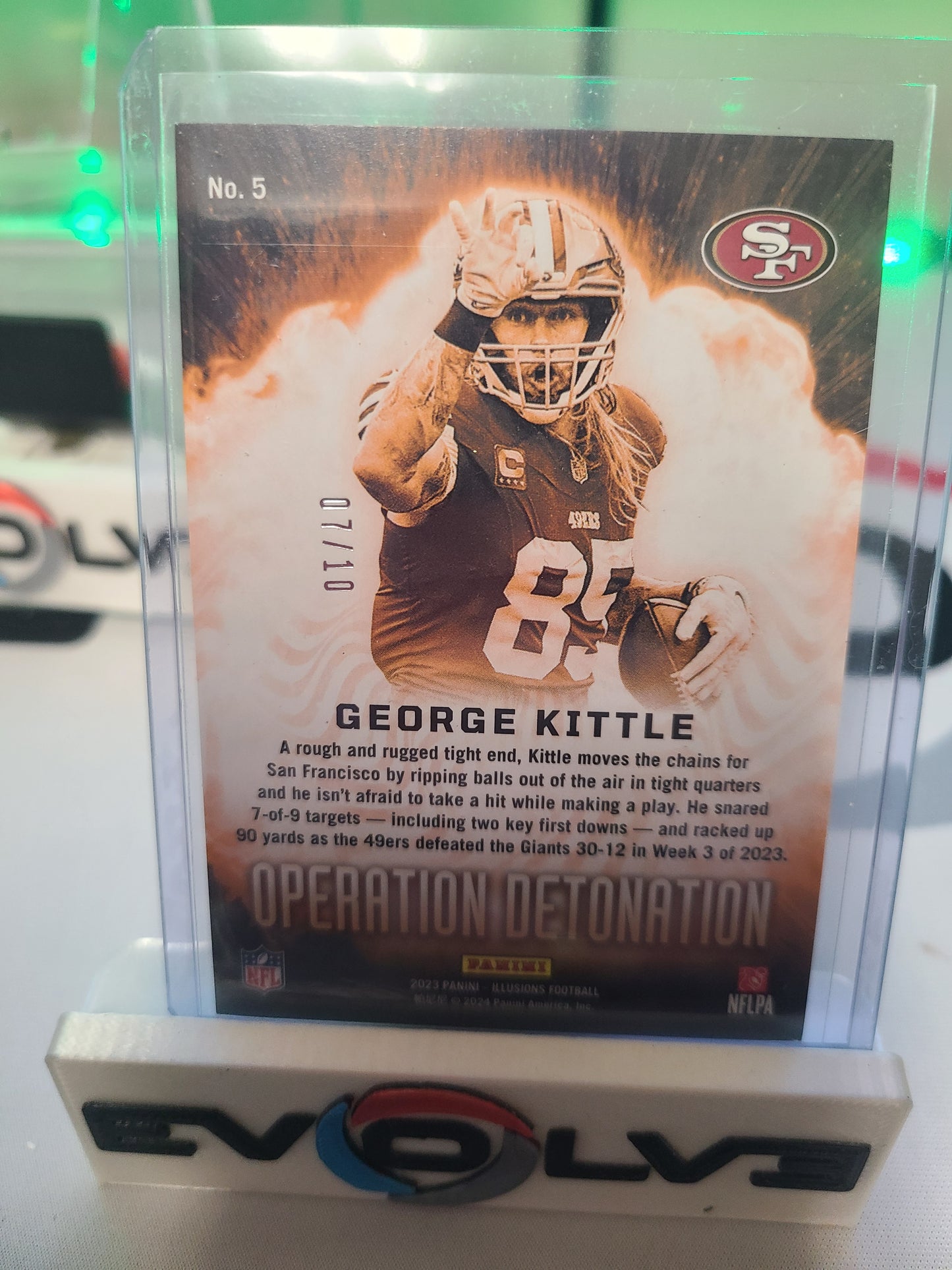 2023 illusions George kittle /10 Green