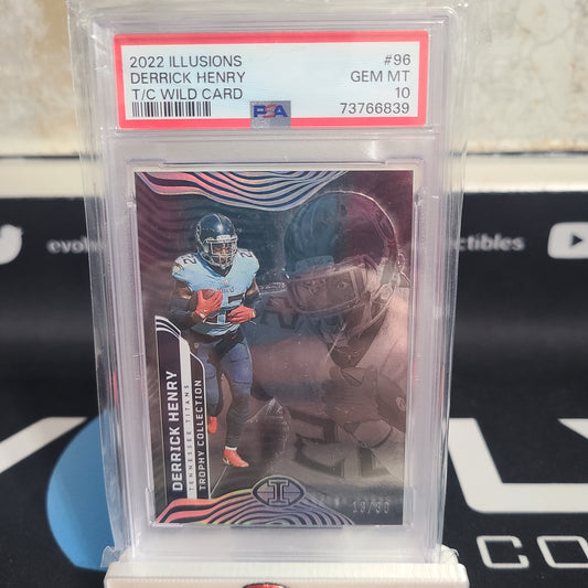 2022 illusions derrick henry  /30 wild card psa 10 ( single )