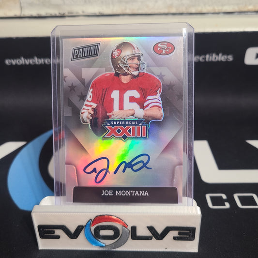 2022 panini Joe montana superbowl xxiii on card autograph ( single )