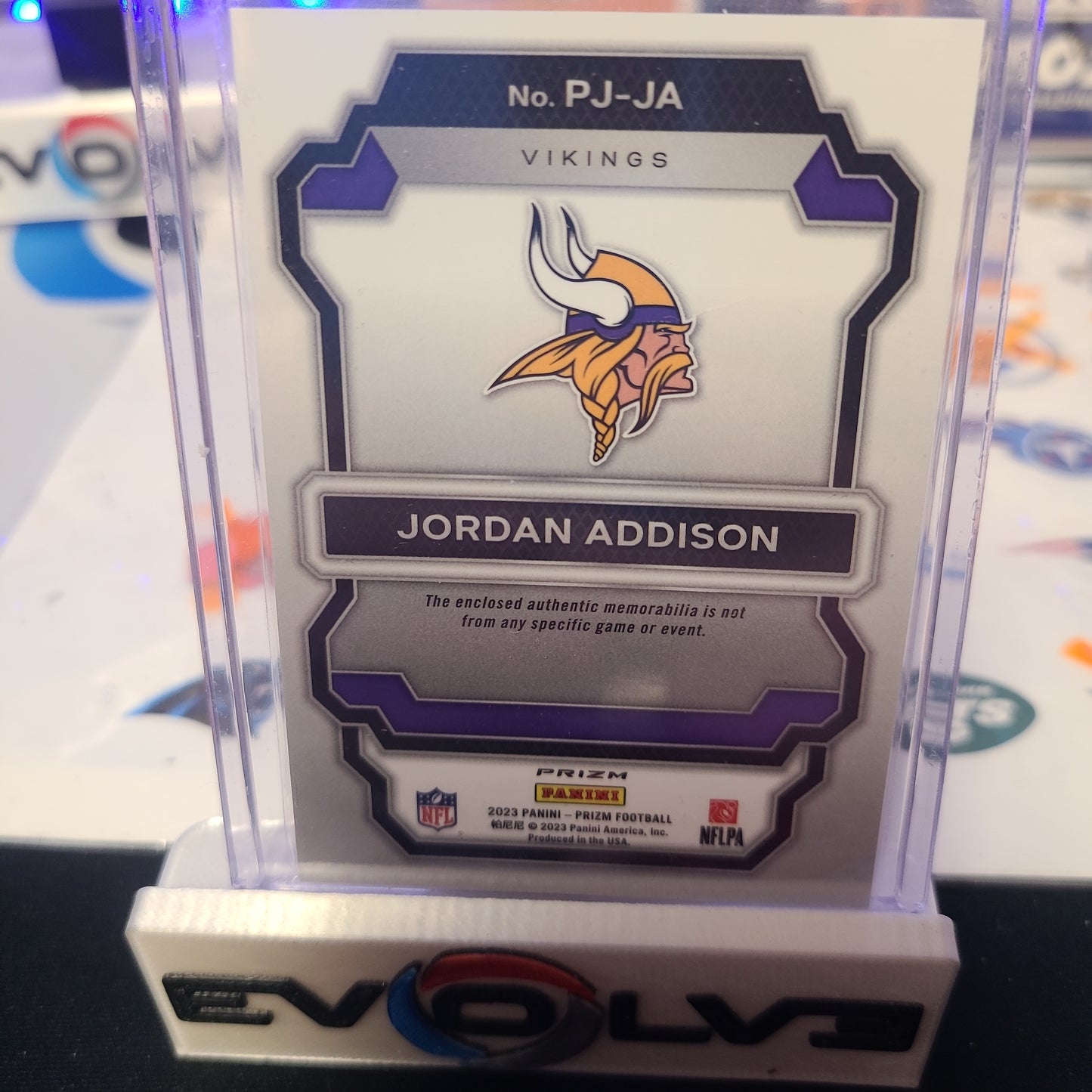 2023 prizm Jordan Addison prizm jersey