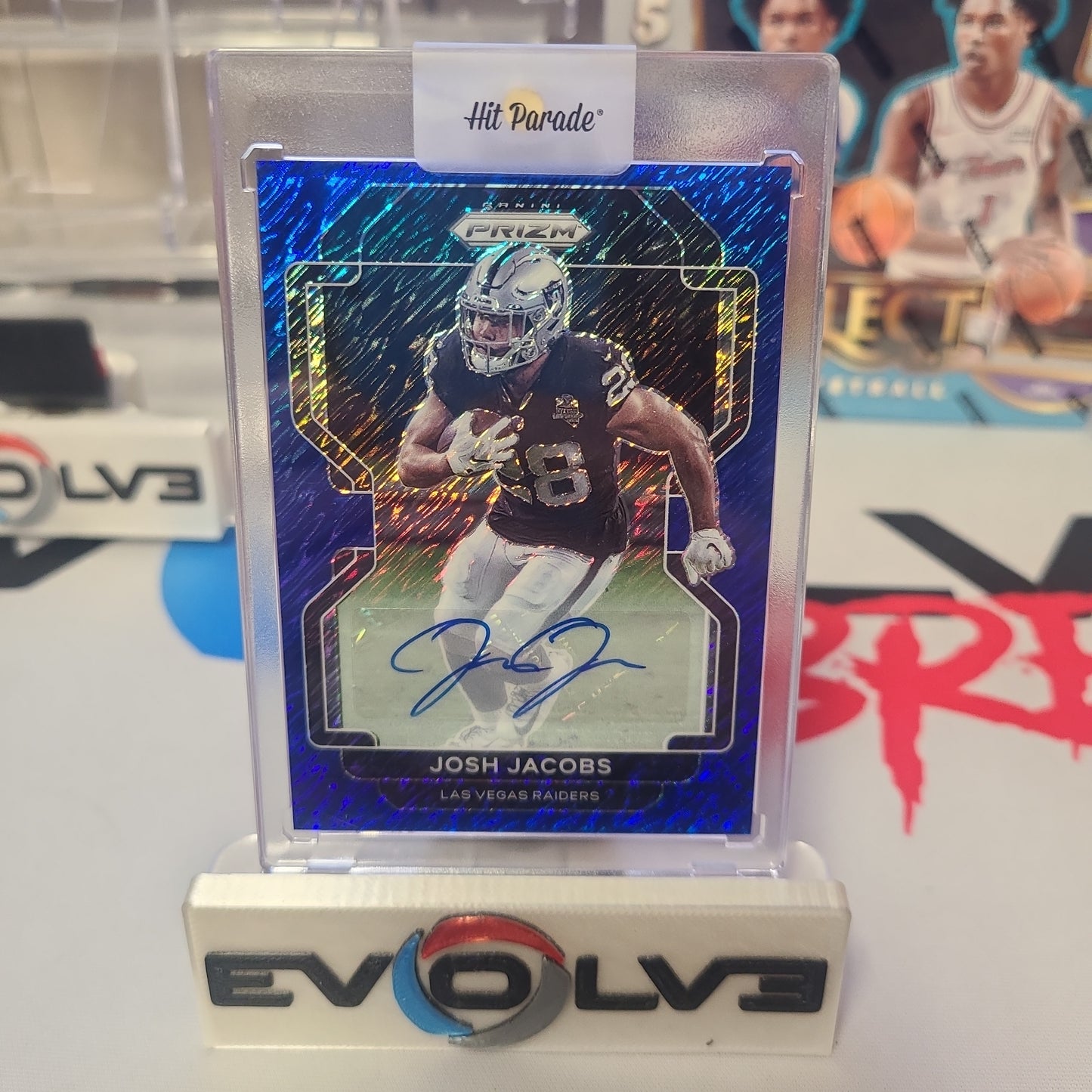 2021 prizm fotl Josh Jacob's blue Shimmer /5