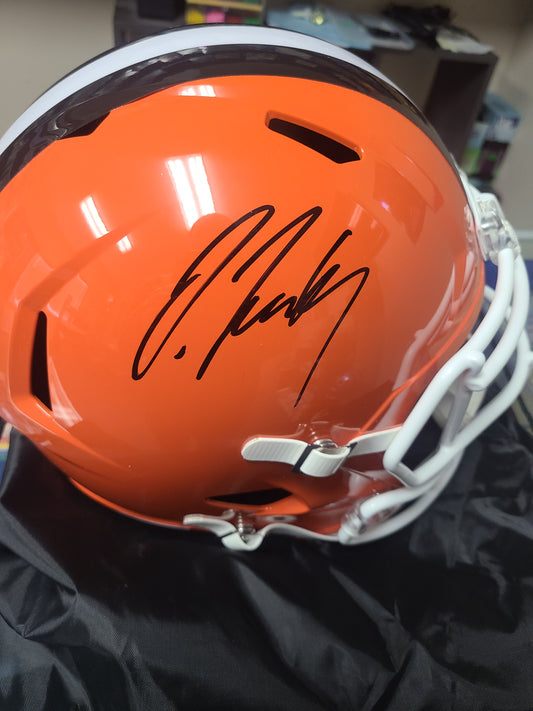 Jerry jeudy full size autograph helmet