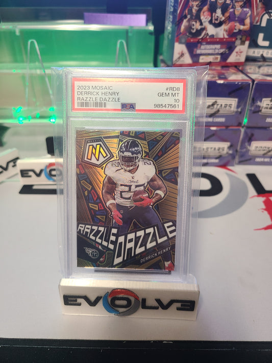 2023 mosaic derrick henry razzle dazzle ssp psa 10