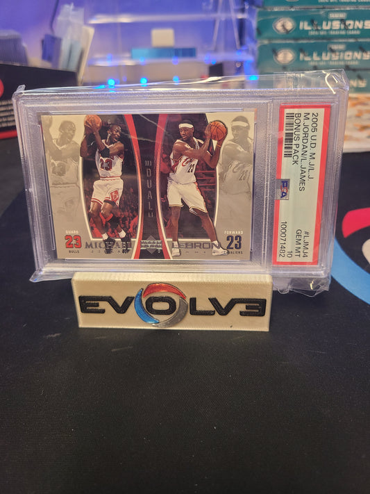 2005 I'd mj/Lj bonus pack psa 10