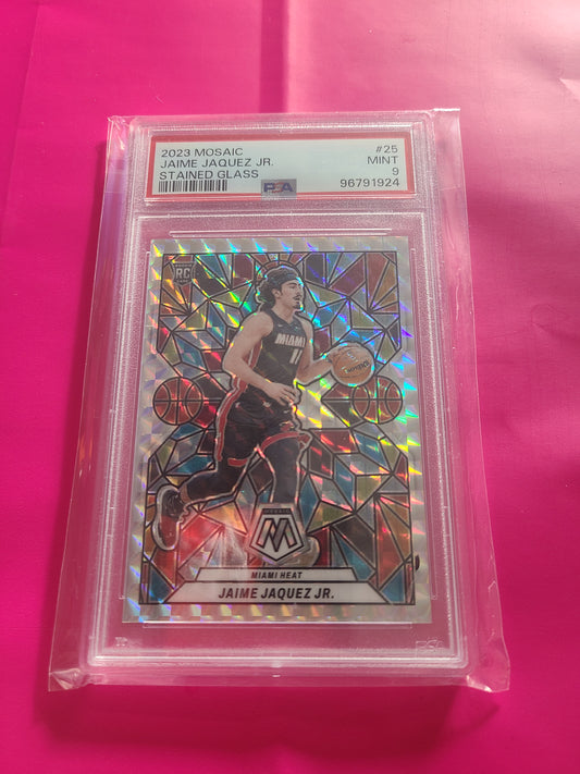 2023 mosaic jaime Jaques Jr stained glass psa 9