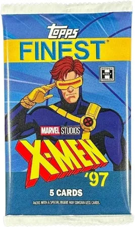 2025 Topps Finest X-Men 97' Hobby Pack (5 Cards per Pack)