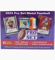 2024 Leaf Pro Set Metal Football Hobby Box